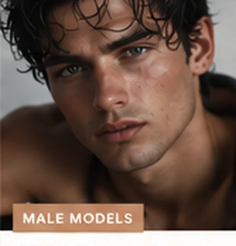 AI-generated editorial portrait representing fictional model Lucas Moretti